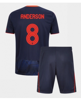 Nottingham Forest Elliot Anderson #8 Maglia Gara Terza Repliche 2025-26 Bambino Maniche Corte